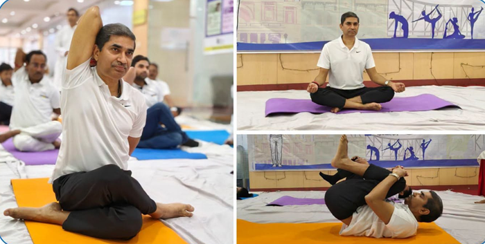 Indian Bank organizes Yoga Day celebrations